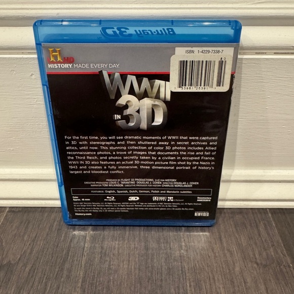 WWII in 3D Blu-ray Disc - Blue Case Movie DVD - Picture 2 of 3